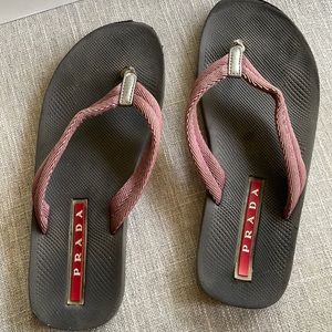 Prada flip flops